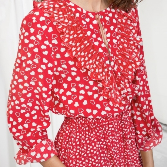 Heart Print Midi Dress - Picture 1 of 1